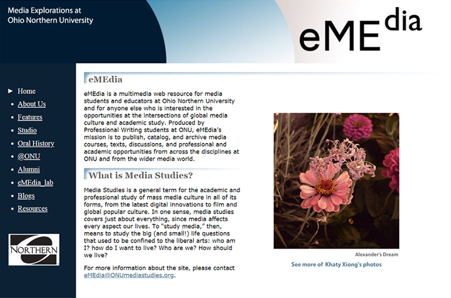 ONU Student Media Website